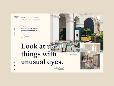 Yatzer Redesign architecture blog landing media pale photography superposition yatzer