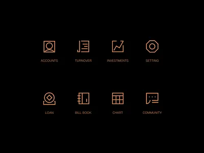 Icon design icon ui web