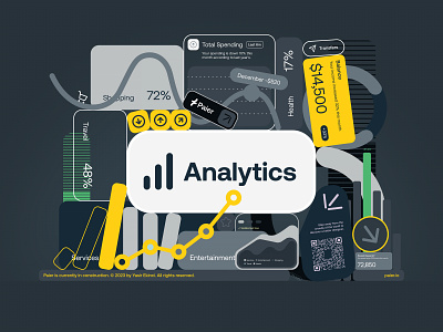 Paier Analytics Visual Experience and UI Components analytics charts components data design fintech app icon kpi money online banking paier paments pay spending ui ui design uiux ux ux design visual experience