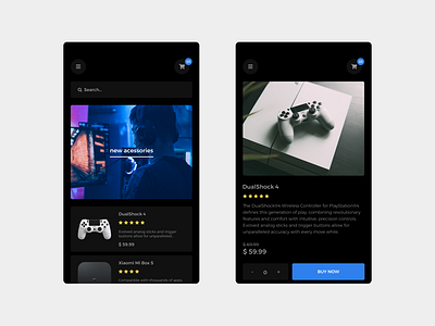 Game Station | mobile store buy cart design dualshock ecommerce game home marketplace mobile mobile app mobile design play playstation playstation 4 playstore store ui ux videogame website