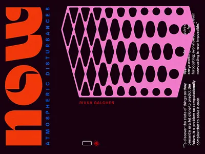 Nowcasting abstract design digital experiment quote type typography