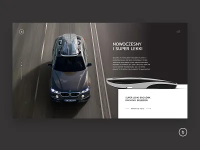 Bolee Homepage 2/4 auto automotive box car dark design e commerce ui ux web webdesign