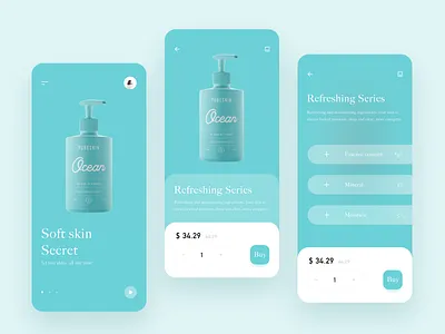 Skin Food ui ux 品牌 应用 插图 设计