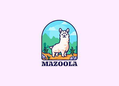 Alpaca Cartoon cute character mascot logo design alpaca animal branding cartoon character cute design farm graphic design icon illustration llama logo mammal mascot nature peru pet vector zoo