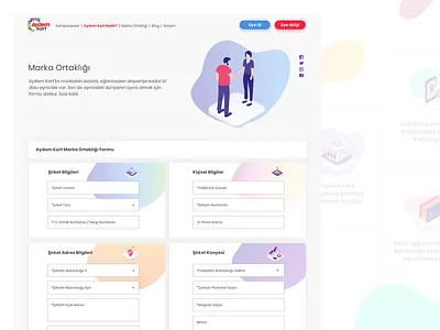Shopping Card | Application Form app branding card design form form design illustration page project shopping shot ui ux vector web website