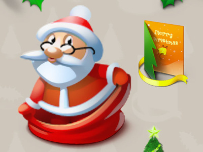 Christmas Icon Vector PSD app booking app branding design illustration ios login logo profile user profile