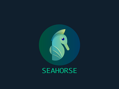 Seahorse branding design illustration logo vector