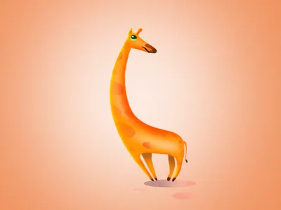 Here is my new illustration. hope you like it! #seriescute adobe android animal characterdesign digital giraffe illustraion