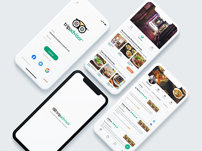 TripAdvisor Concept design figma interface design practice ui