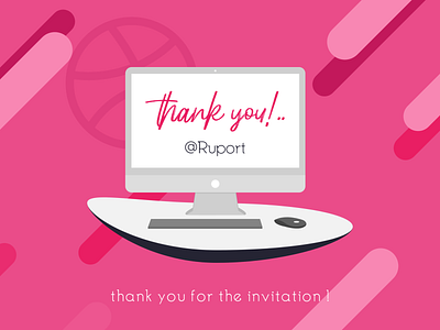 Thank You adobe xd debut design dribbble invite graphic design hello dribbble illustration invitation late post thank you thank you shot
