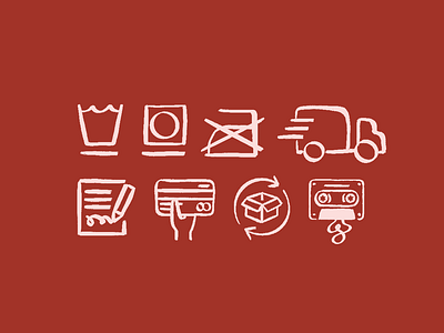 Viva La Manika's Illustrated Icons branding fashion icon design illustrated icons illustration illustration art terms