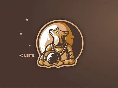 Astronaut Fox artwork astronaut brandidentity branding cartoon design esport esports fox graphicdesign helmet illustraion illustration logo mascot moon stars vector