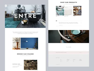 Entre - An Elegant Interior Design and Décor WordPress Theme agency architecture blog business clean contemporary decoration furniture home house portfolio professional projects shop studio