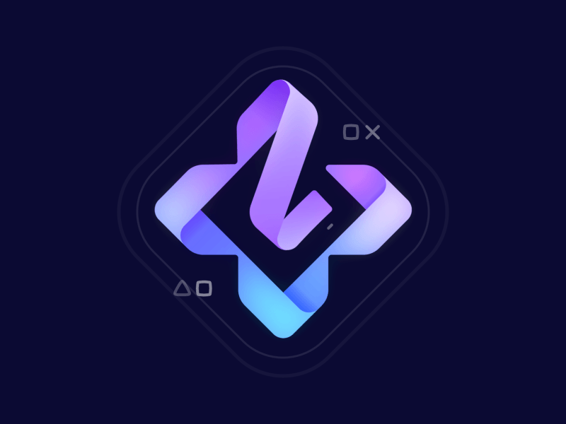 Laced Up Lauren - Logo animation 2d 2danimation ae after effects alexgoo animation brand branding design gif gradient icon identity logo logo animation motion motion design motion graphics ribbons video