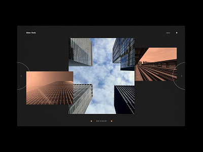 NY Layout design gallery grid homepage image interface landing layout photo portfolio portfolio site ui ux web website