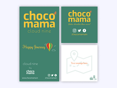 Chocomama Happy Journey branding chocolate chocomama design label logo product product design sticker