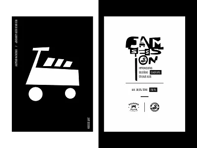 Limited Edition Beer Jam Session Label Design beer beer label bottle brooklyn brewery brwery jam label label design packaging packaging design packagingdesign typeface typography typography design