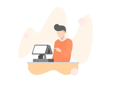 Illustration Damai Pos 1 illustration pos restaurant