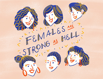 International Women's Day character design drawing girl illustration international womens day kimmy schmidt women