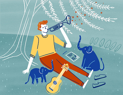 Beirut beirut beirut band character design drawing illustration music