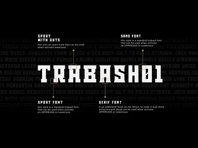 Trabash typeface apparel baseball branding casual clothing display esport esport logo font graphic graphic design lettering logo logo type monogram oldschool sport tipografi type typeface