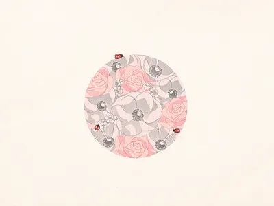 Ladybug Love Me Some Lines design iilustration illustration art ladybug vector vector art vector design vector florals