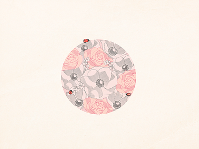 Ladybug Love Me Some Lines design iilustration illustration art ladybug vector vector art vector design vector florals