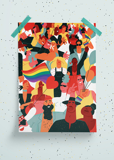 Baltic Pride characters city diversity editorial latvia lgbt poster pride pride month society