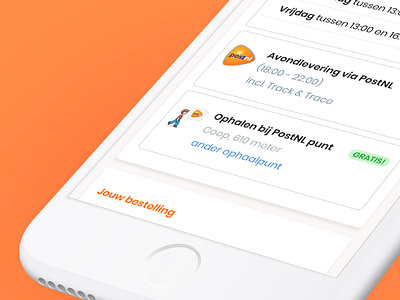 Op je gemakje naar je pakje :-) dutch ecommerce mobilefirst ui website