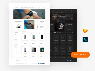 Adobe Xd Ecommerce Website Template ecommerce ecommerce app ecommerce business ecommerce design freebie freebie xd freebies website website concept website design websites