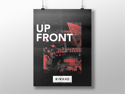 Revolution WKND - Design Element brand church church branding church design modern logo poster poster art print print design red