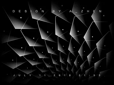 重复03 六边形 抽象 无限 点 重复