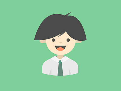 Billy affinity design business illustration kid mascot vector