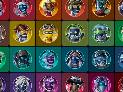 Illustrations for a gamer’s reward platform I BUFF characters, p applicaiton avatar branding characters cs go design dota 2 fortnite gamification gaming gaming app gaming platform gaming reward illustration inspiration lol