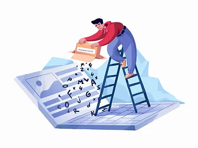 Typography in UX Design Illustration blog illustration character creative design design design process design studio digital art digital illustration fonts graphic design illustration interaction interface typography ui user experience user experience design ux web web design