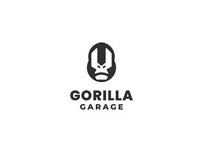 Gorilla Garage logo concept brand branding design graphic design illustration logo motion graphics ui ux vector