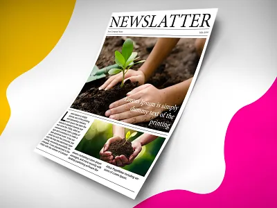 Corporate Newsletter design branding clean corporate creative graphic design indesign template magazine design modern new collection new concept newsletter photoshop simple trees typography