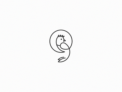 The "Quetzal" bird bird icon bird logo brand design branding design flat icon isotype logo logo design minimal vector