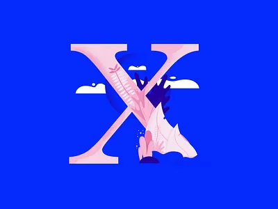 36daysoftype • X 2d 2d art 36daysoftype 36daysoftype x affinitydesigner color colorful cute design flat illustration minimal pastels plants typography vector