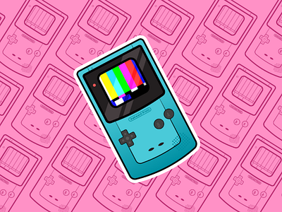 Gameboy Color Sticker classic gameboy gameboy color mario nintendo retro retro gaming sticker zelda