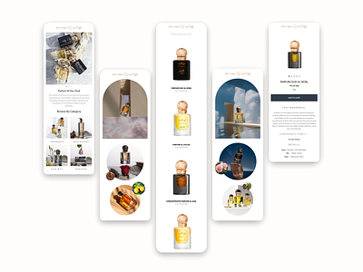 GHAWALI - the scented journeys of the Gulf branding design landing ui ux visual