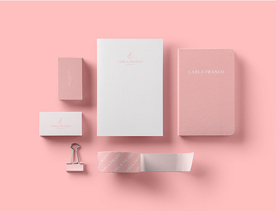 Carla Franco Jewelry brand branding identity logo logomark logotype minimal