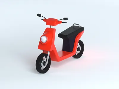 E-Scooter 3d c4d cinema 4d escooter illustration motorscooter octane render rendering scooter