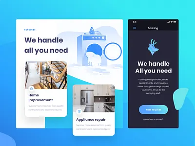 Marketing Website animation design home illustration indicius marketing site product services ui ux website
