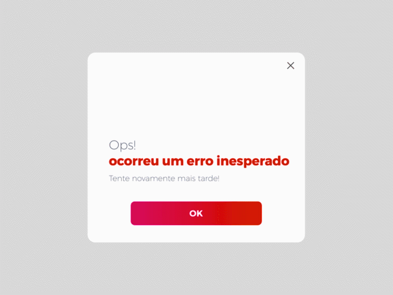 Error Modal error errors modal motion motion design motiondesign motiongraphics wrong