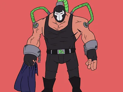 Bane - 2D Character Design Process 2d 2d design artwork character design game design illustration nft art nft design procreate
