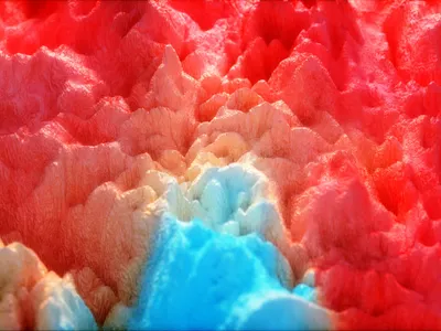 landscape test_01 3d abstract c4d cinema4d displacement distortion landscape noise octane