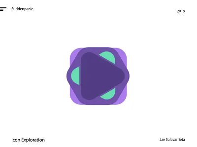 Play or be played design icon identity illustrator logo play purple vector