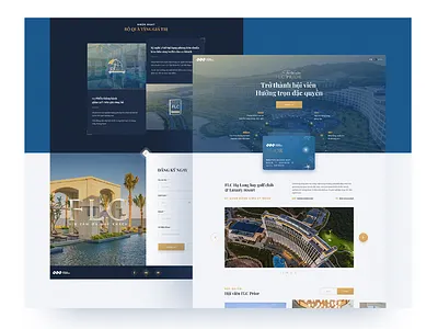 FLC Hotels & Resorts Landing page 2d art branding clean design flat homepage homepage design hotels illustration landing page landing page design minimal resorts ui ux vector web website