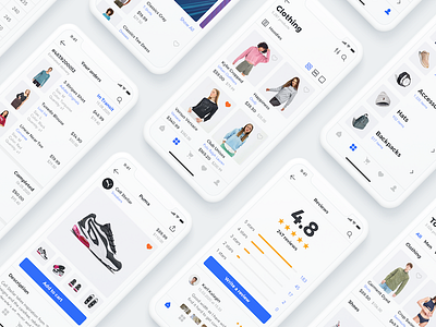 Sector UI Kit. E-Commerce digital goods e commerce app mobile mobile store prototyping sketch template ui design ui kit ui kits xd